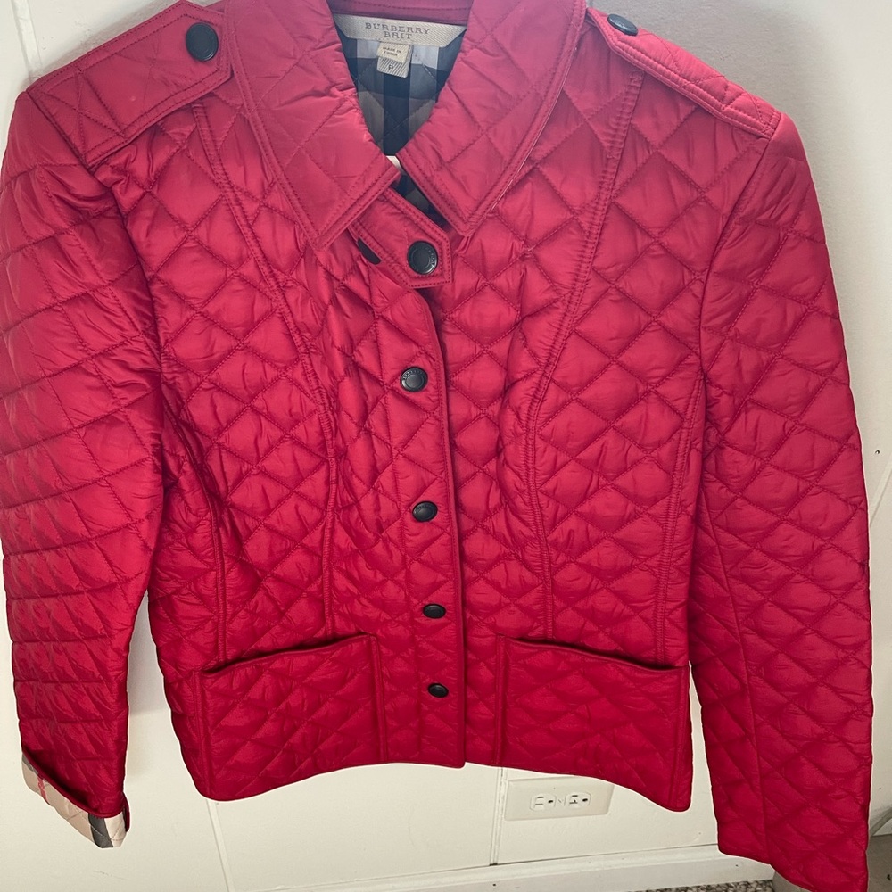 Burberry quilted coat